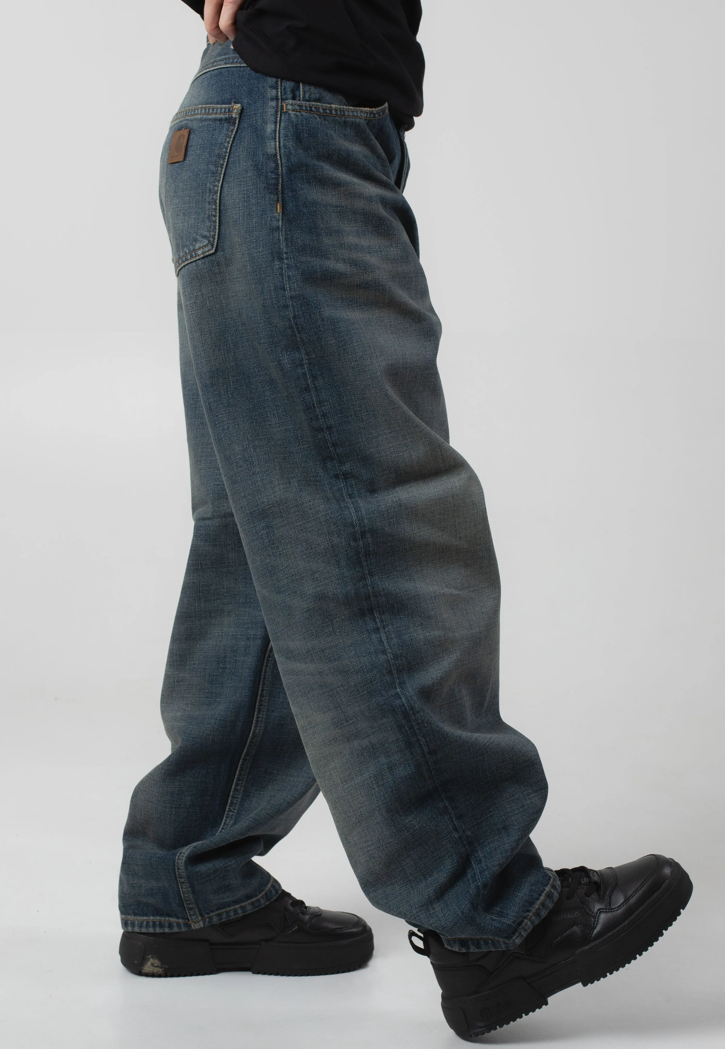 Timeless Appeal Carhartt WIP - W' Brandon Worn Used Wash Blue - Pants