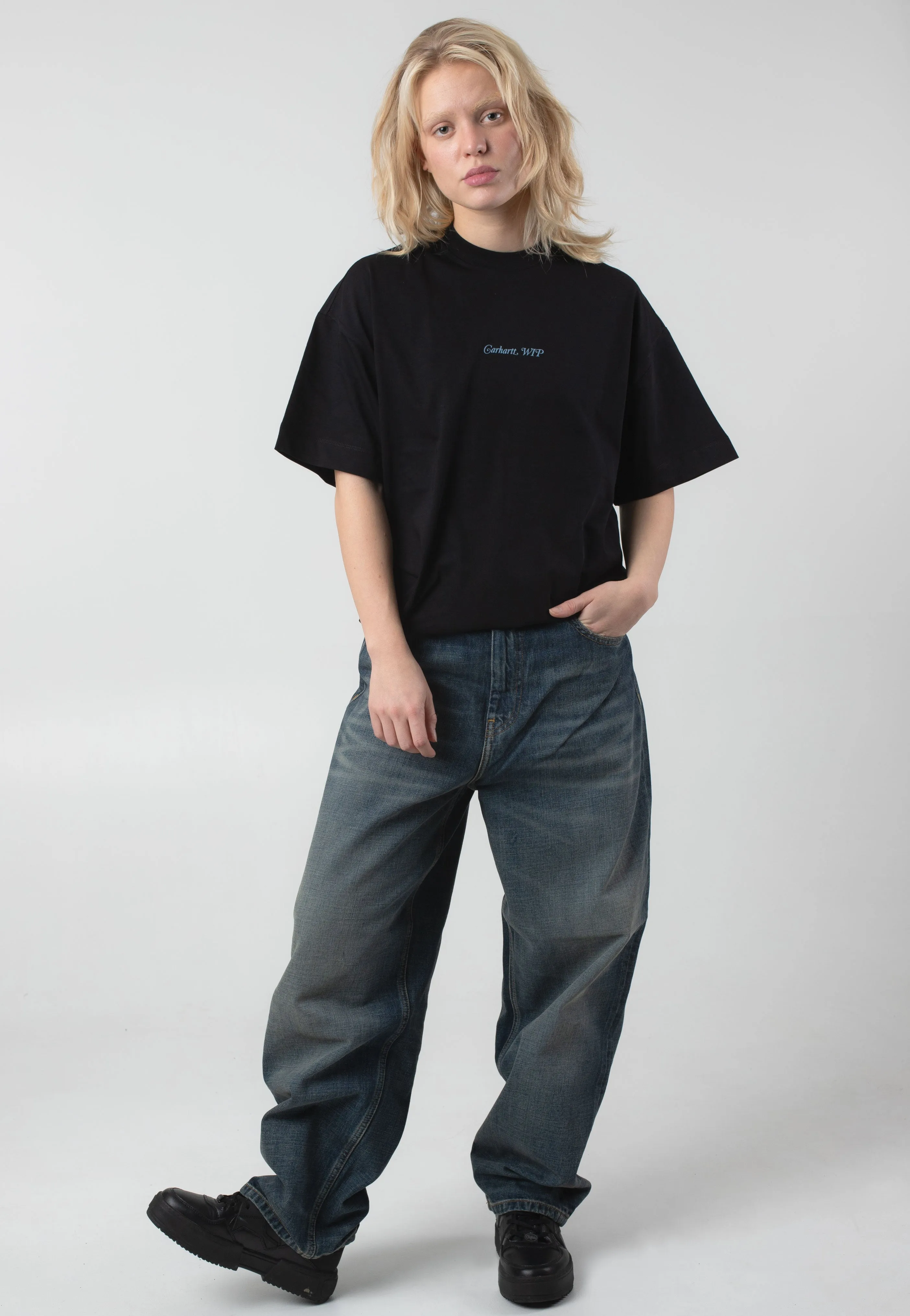 Timeless Appeal Carhartt WIP - W' Brandon Worn Used Wash Blue - Pants