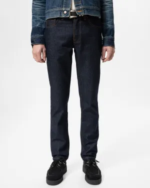 Nudie Solid Ollie Slim Fit Mens Jeans - Dry Abyss | Nudie Jeans Jeans | JEANSTORE