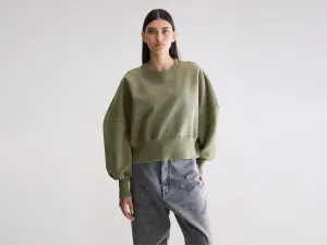 Salva cropped sweatshirt (252 / W / ARMY) Weekend Sporty