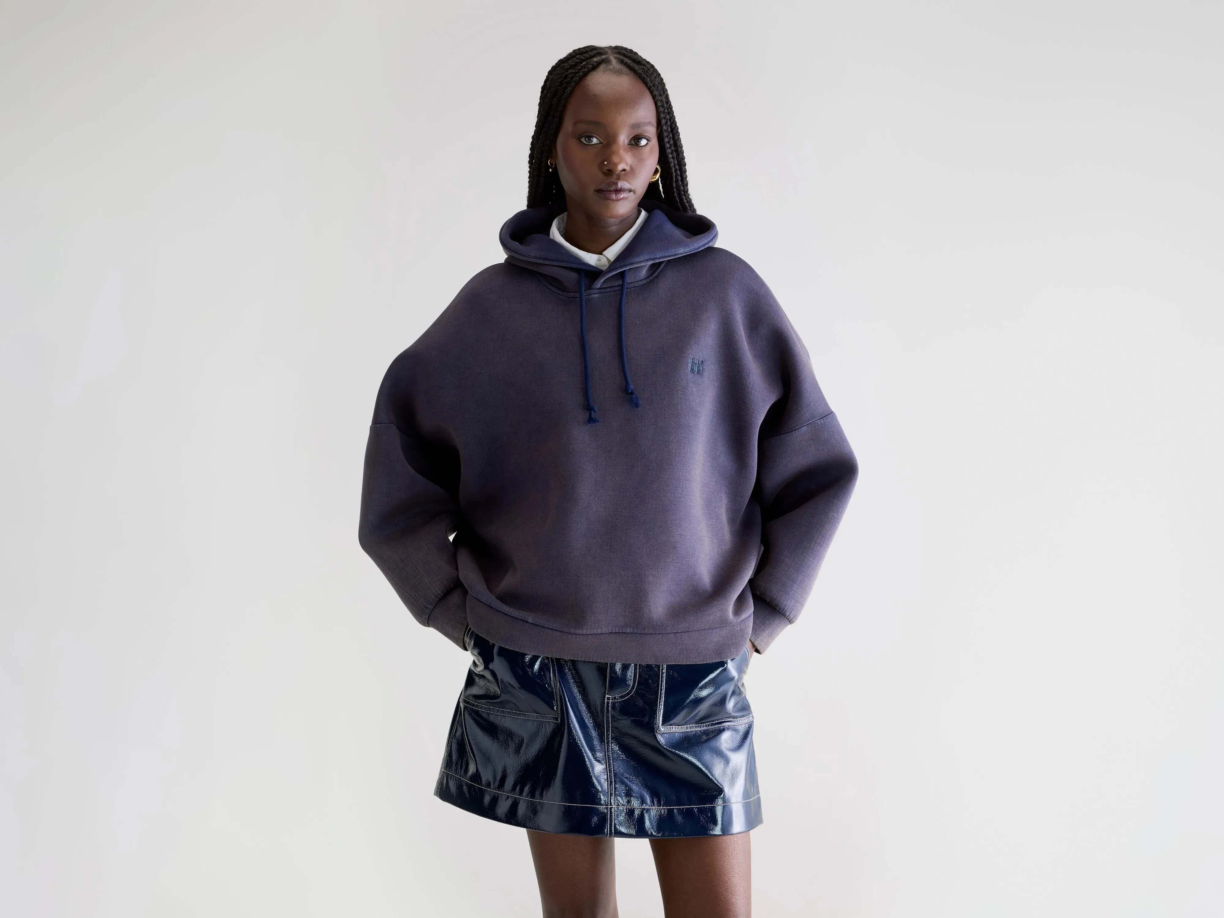 product belt definition solo wear Tood hoodie (252 / W / BLUES)