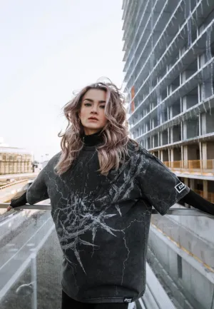 Wedding Stay Cold Apparel - Blackthorn Oversized Acid Washed Black - T-Shirt
