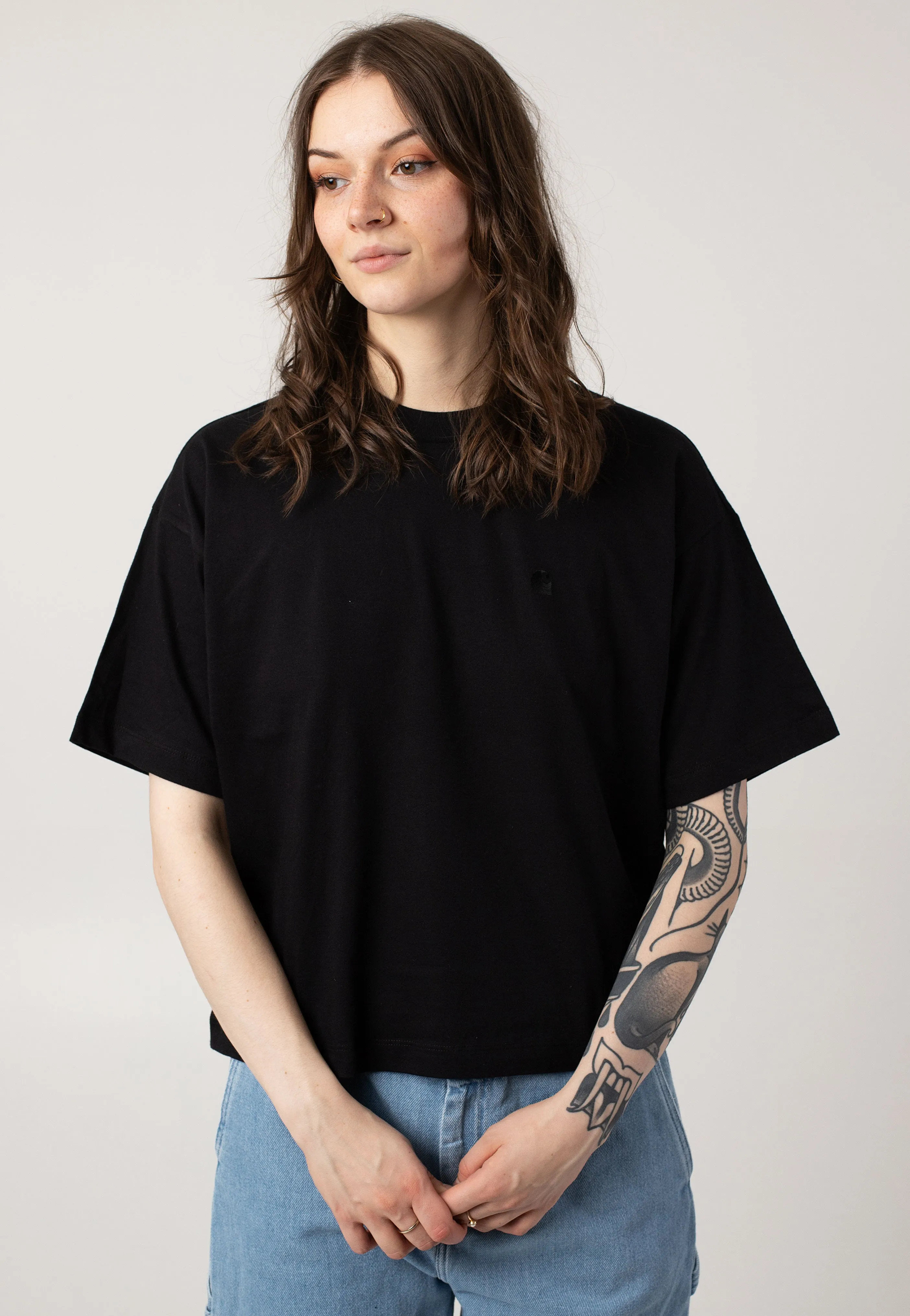 Top-rated products and excellent Carhartt WIP - W' Chester Black - T-Shirt