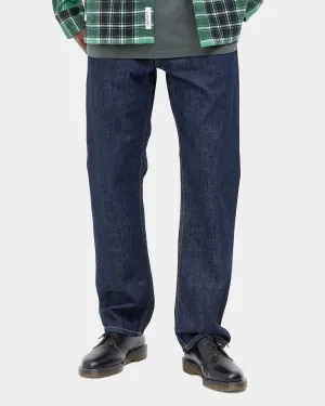 Carhartt WIP Marlow Pant Relaxed Straight Mens Jeans - Blue Rinsed | Carhartt WIP Jeans | JEANSTORE