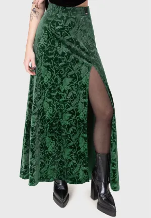 Aesthetic Fit Style Preview Killstar x Wizard Of OZ - Emerald Envy Maxi Green - Skirt