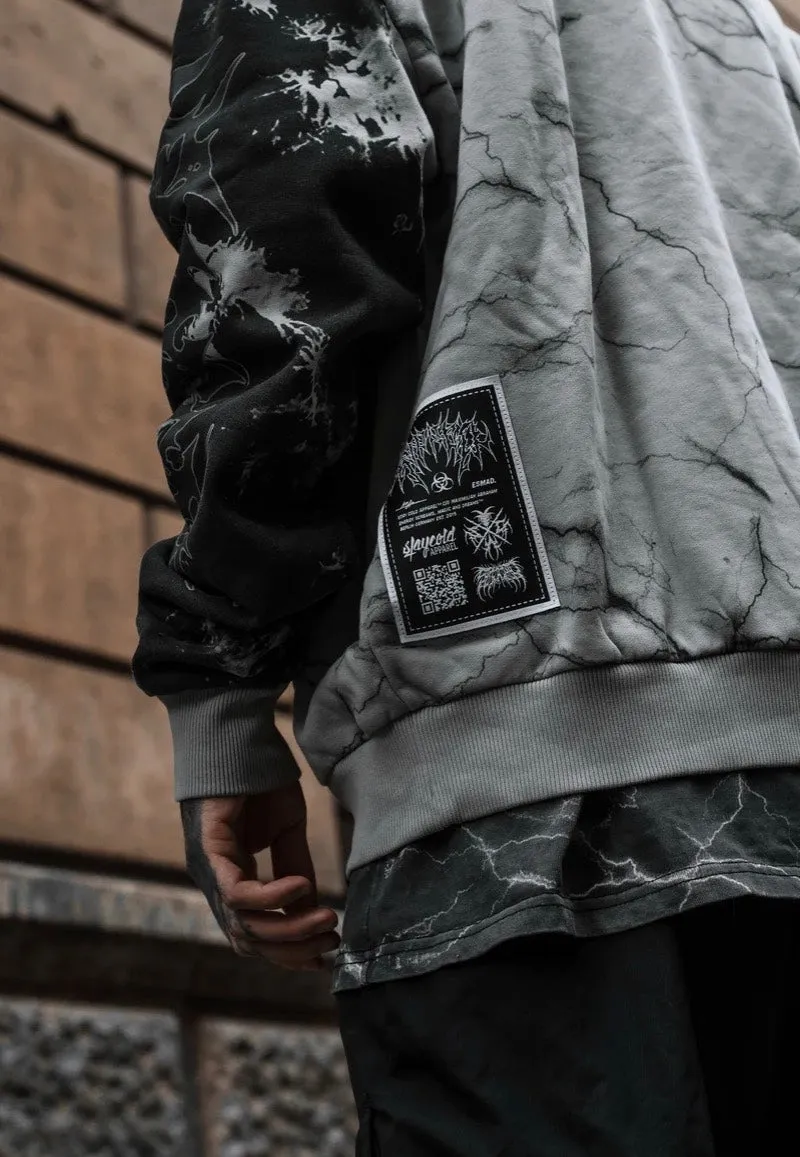 Trend Alert Stay Cold Apparel - Ghostface Heavy Oversized Acid Dye 400gsm - Hoodie