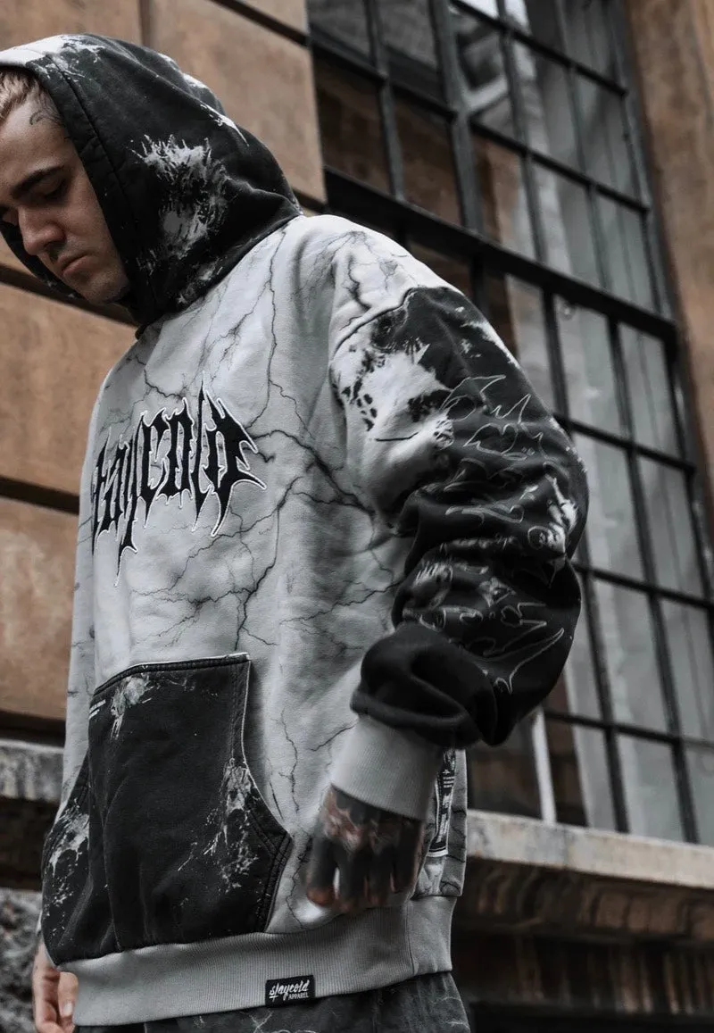 Trend Alert Stay Cold Apparel - Ghostface Heavy Oversized Acid Dye 400gsm - Hoodie