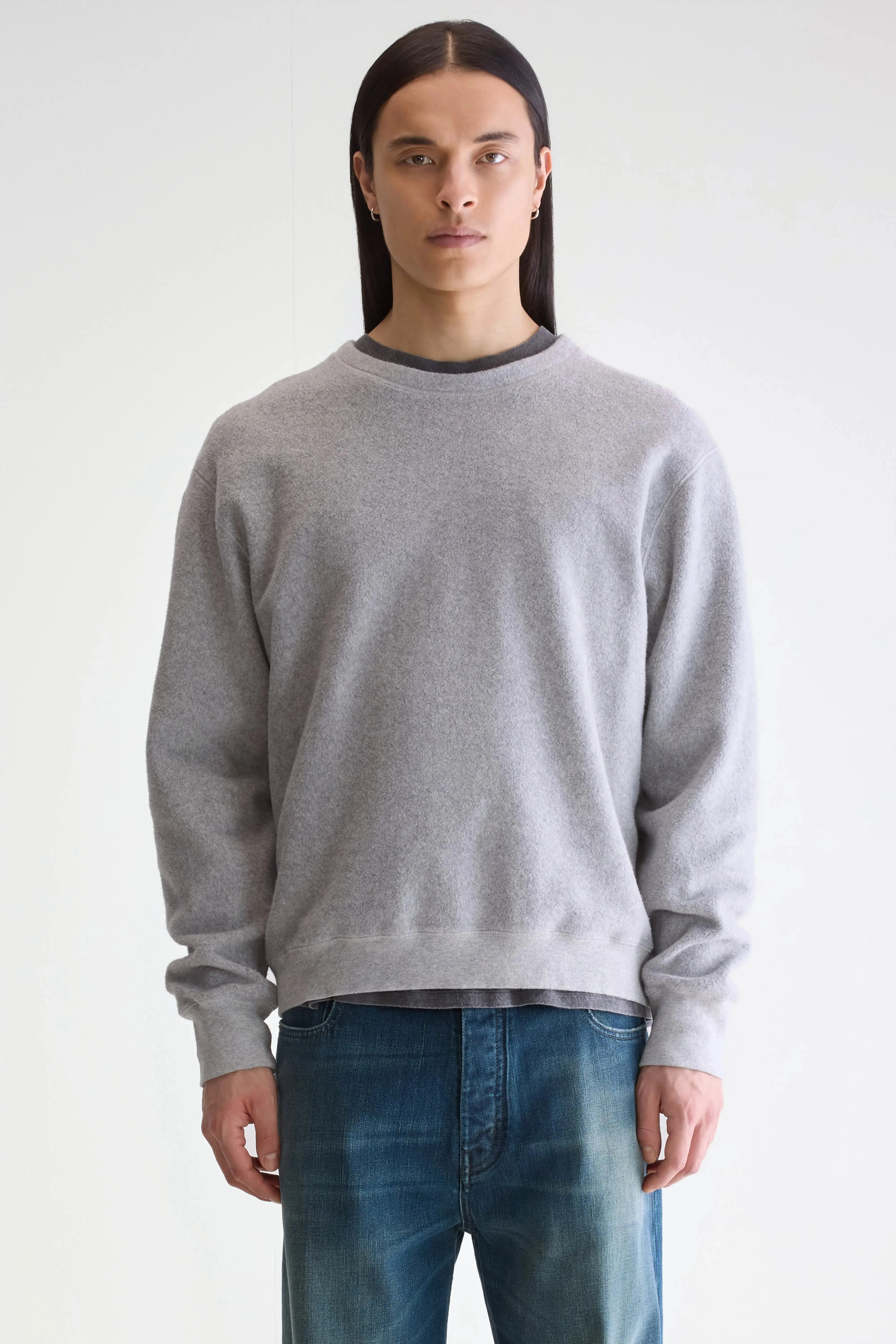 Trend Focus Matt crewneck sweatshirt (252 / M / H. GREY)