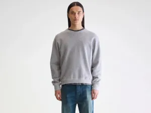 Mesh Lining Matt crewneck sweatshirt (252 / M / H. GREY)