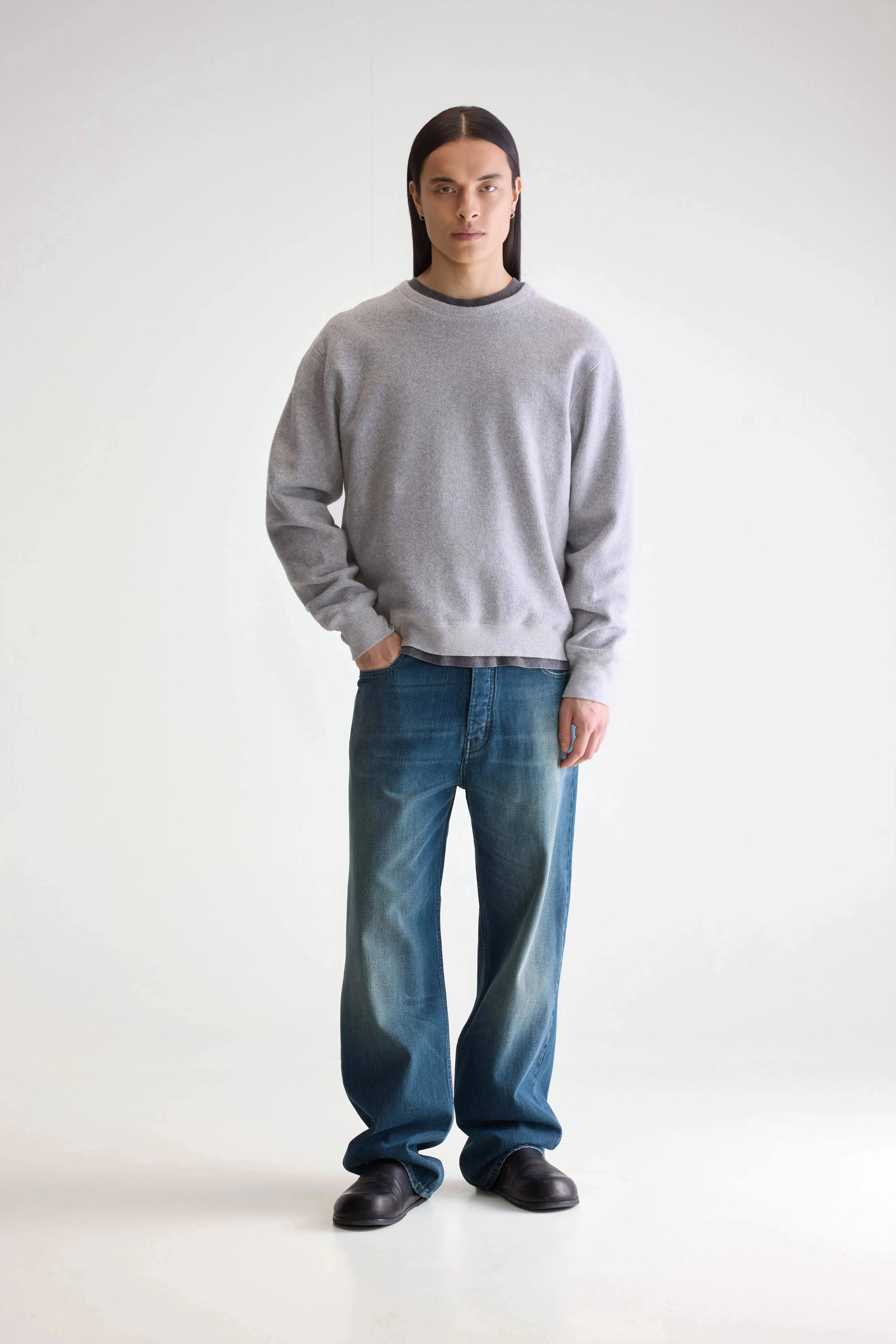 Trend Focus Matt crewneck sweatshirt (252 / M / H. GREY)