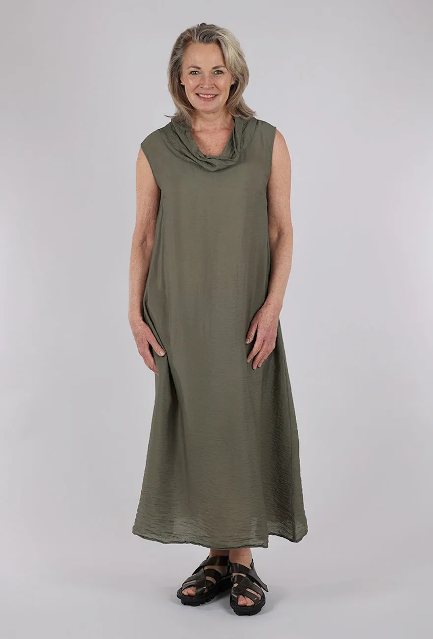 Trend - Setting Parachute Cowl Maxi Dress, Clay