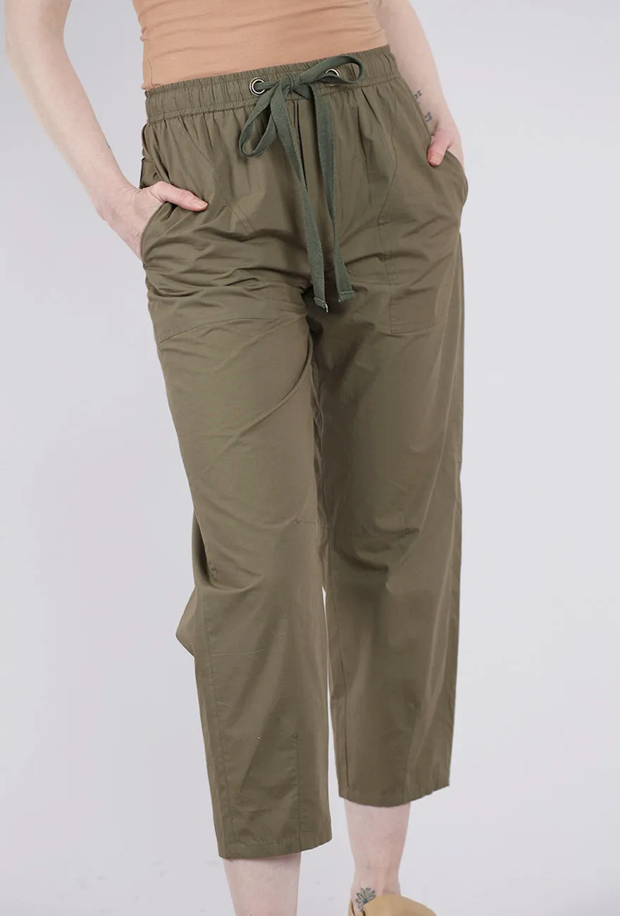 Trendy Comfort Everyday Poplin Pant, Kelp