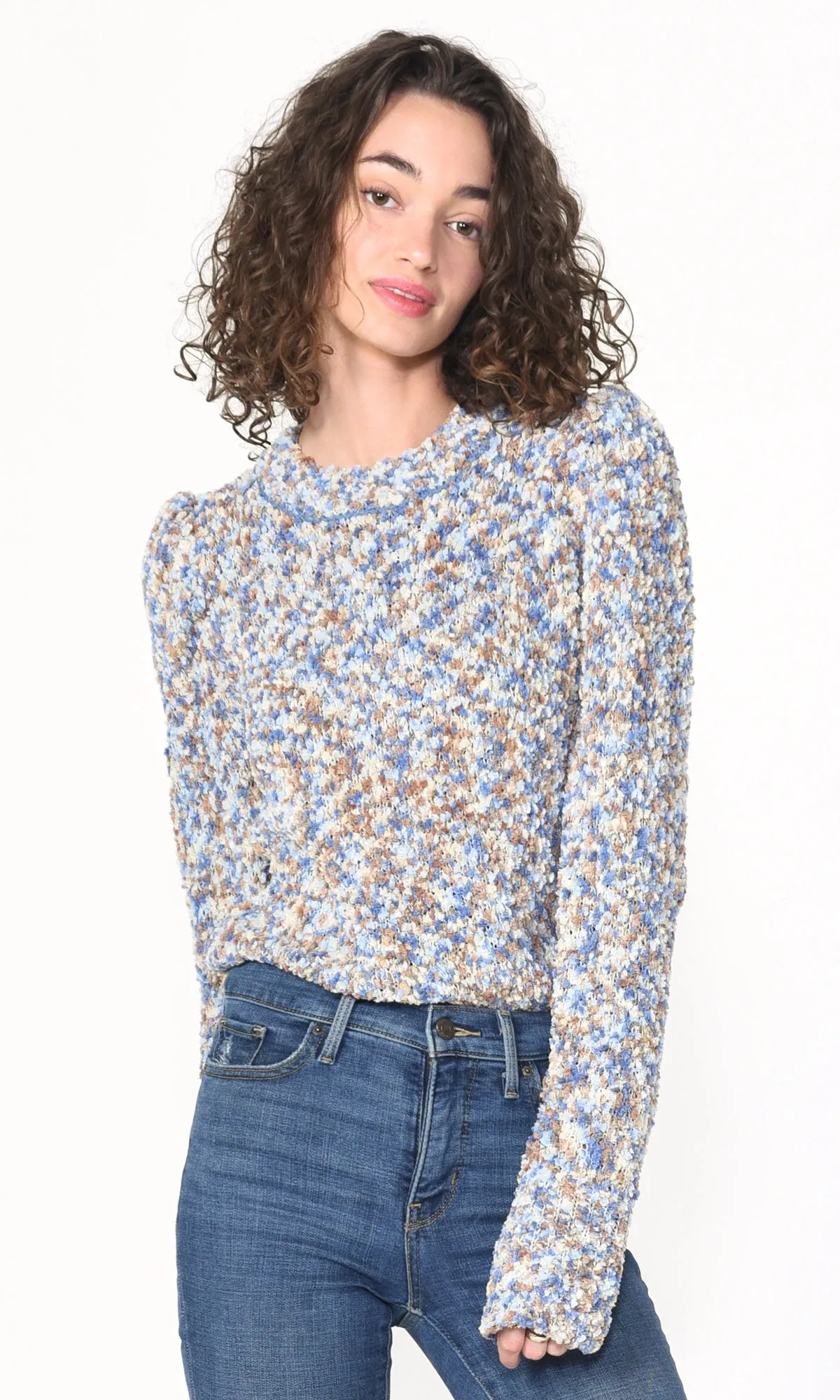 Trendy Design Alma Cozy Knit Chenille Sweater