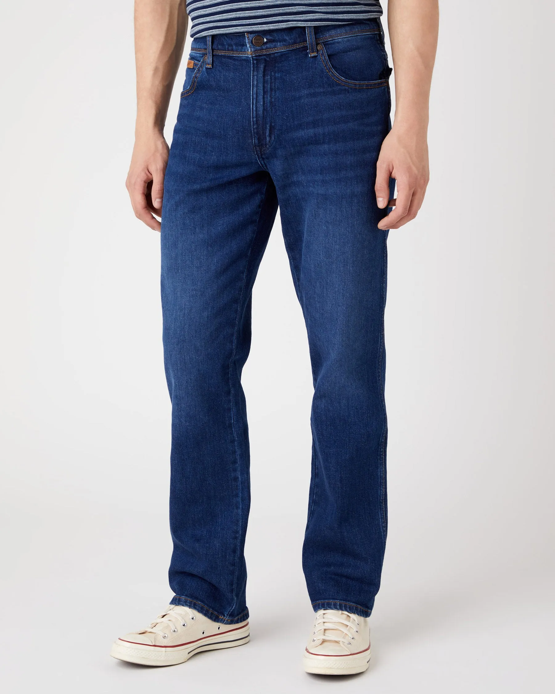 Wrangler Texas Stretch Authentic Straight Mens Jeans - Dancing Water | Wrangler Jeans | JEANSTORE