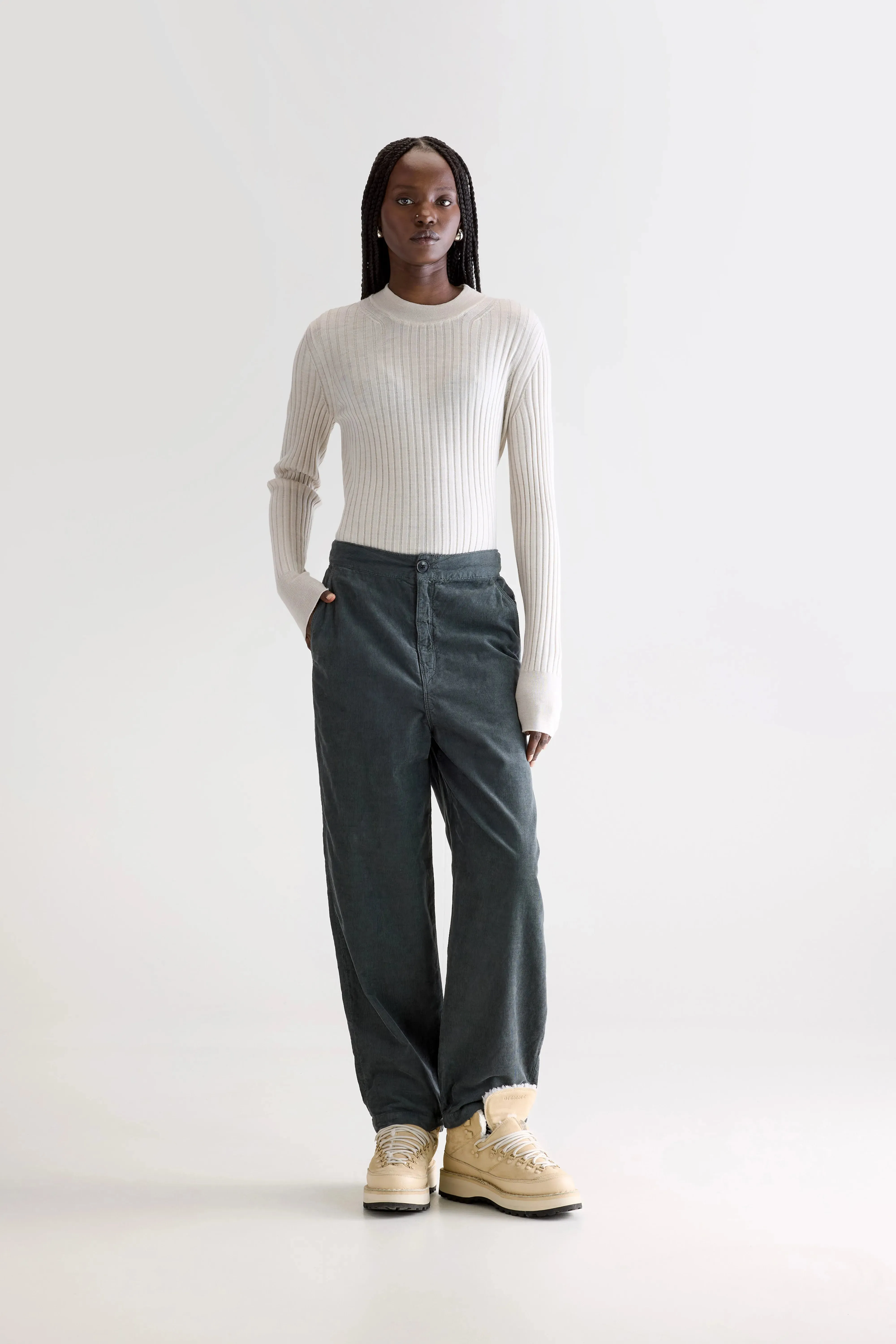 Trendy Fit Pasop relaxed trousers (252 / W / IRON)