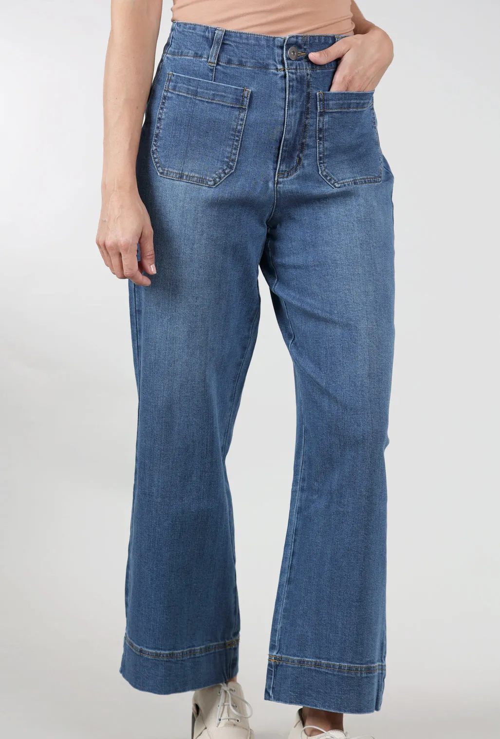 Trendy Fit Stretch Denim Ankle Jean, Blue