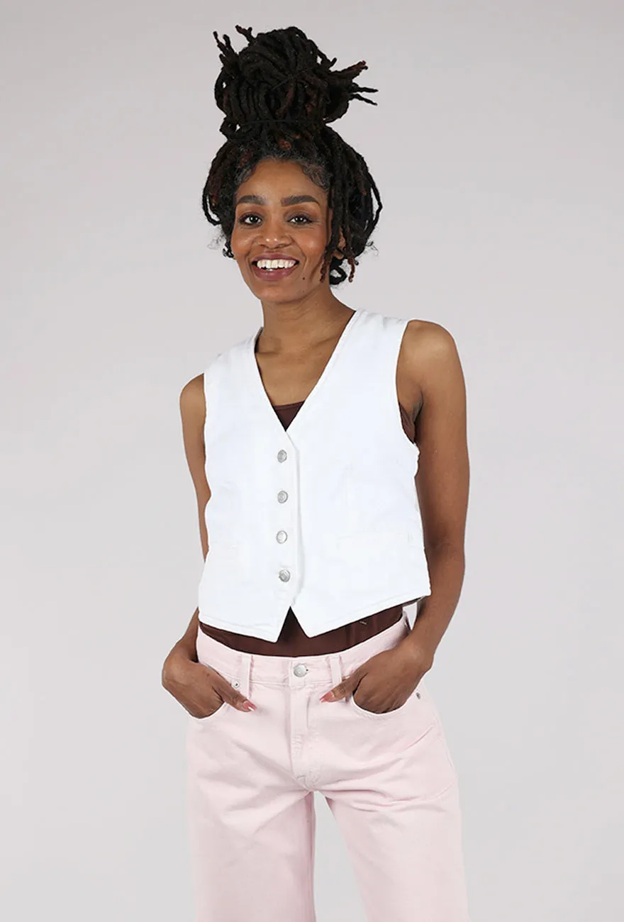 Move Comfort Vero Cropped Vest, White