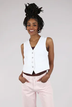 Move Comfort Vero Cropped Vest, White