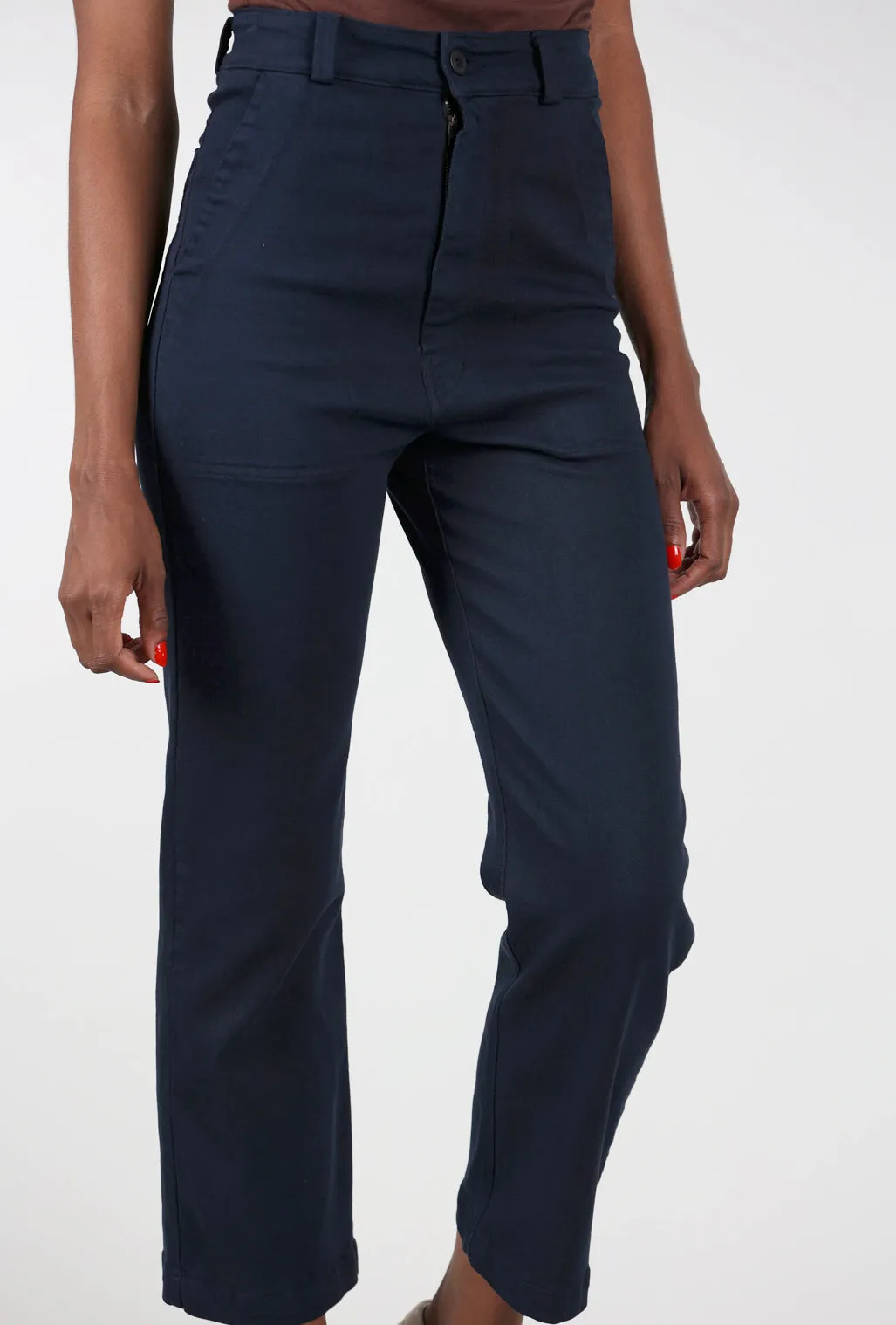 Trendy Look Color Boiler Pant, 12 AM Navy