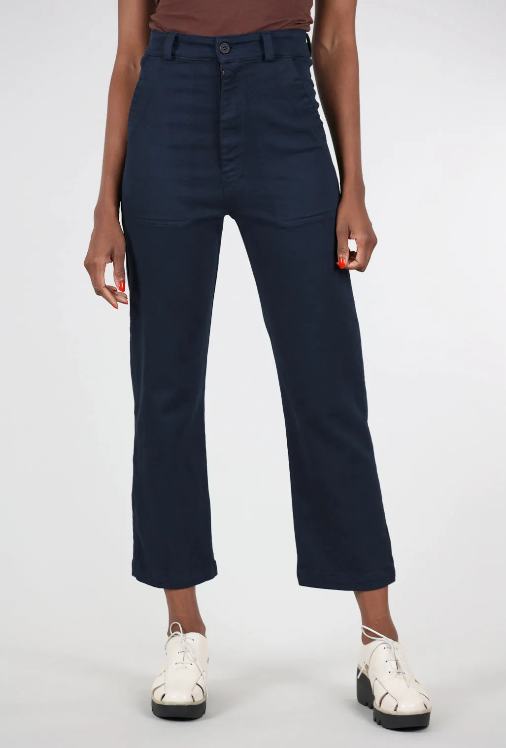 Sustainable Fabric Color Boiler Pant, 12 AM Navy