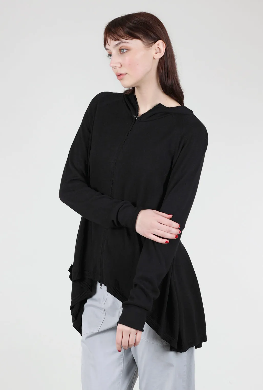 trendy material 2 Zip, Black