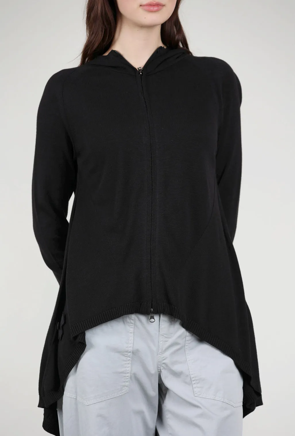 trendy material 2 Zip, Black
