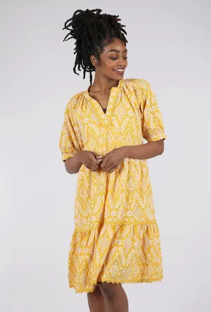 Boho Eyelet Dress, Golden Sun Soft Outfit Studio Style