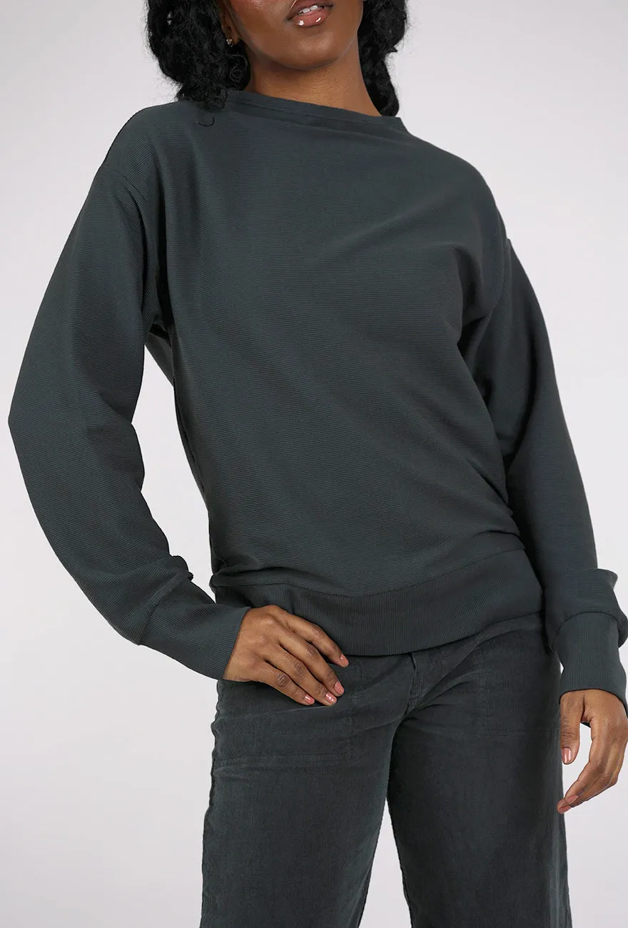 Trendy Style Sportif Pullover, Drab