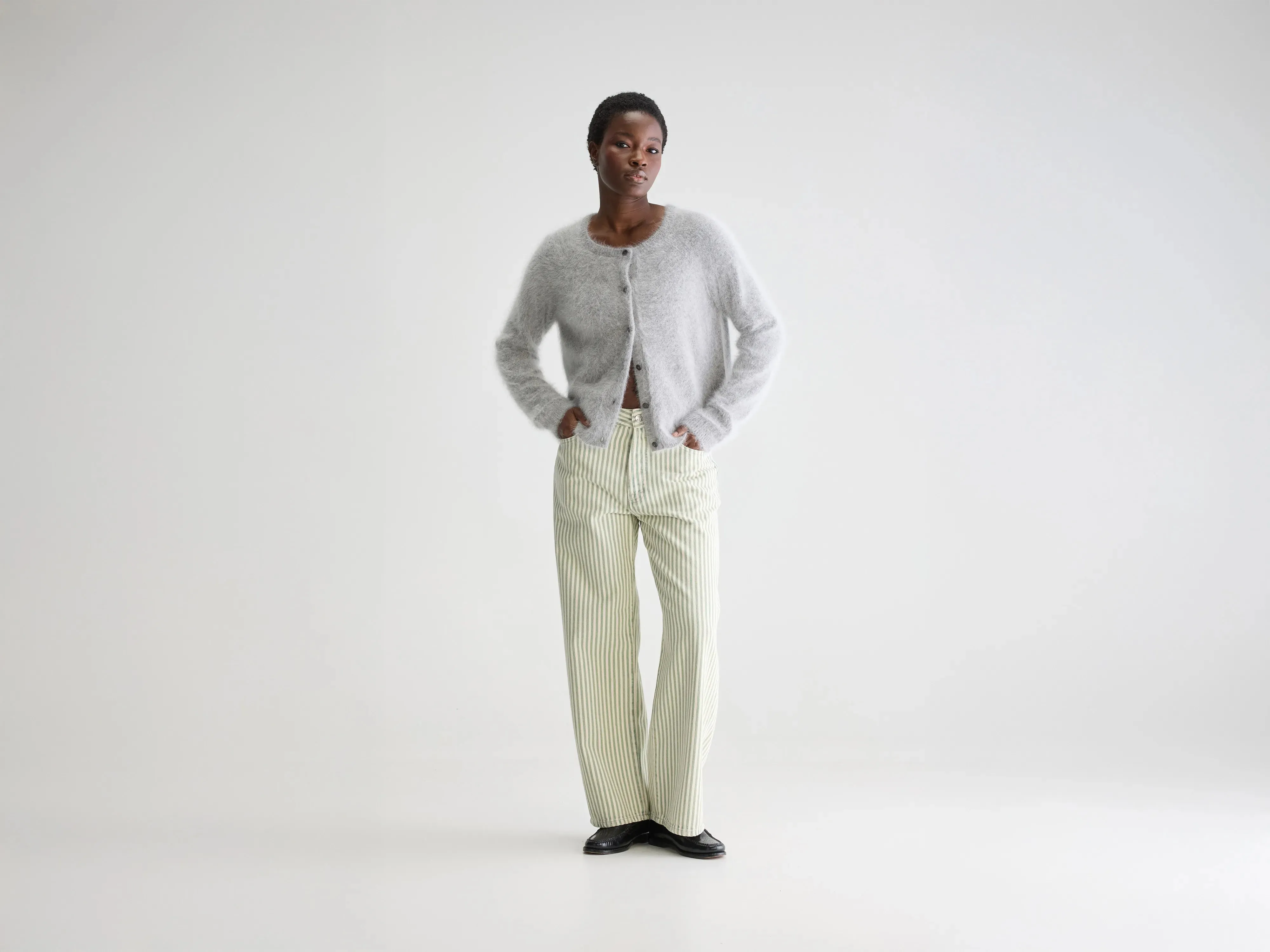 Effortless Look Denim N. 66 wide jeans (251 / W / STRIPE A)