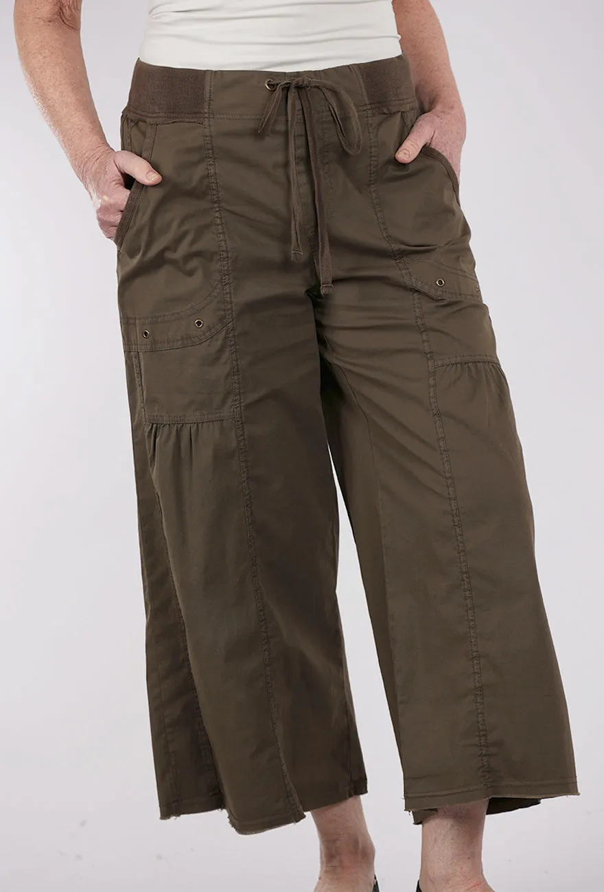 Trendy Waistband Seaver Gaucho, Westgate Brown