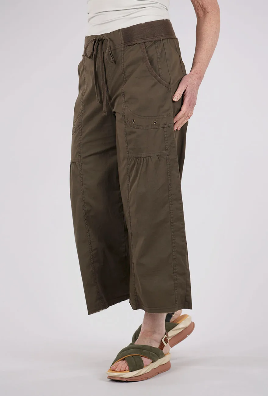 Trendy Waistband Seaver Gaucho, Westgate Brown