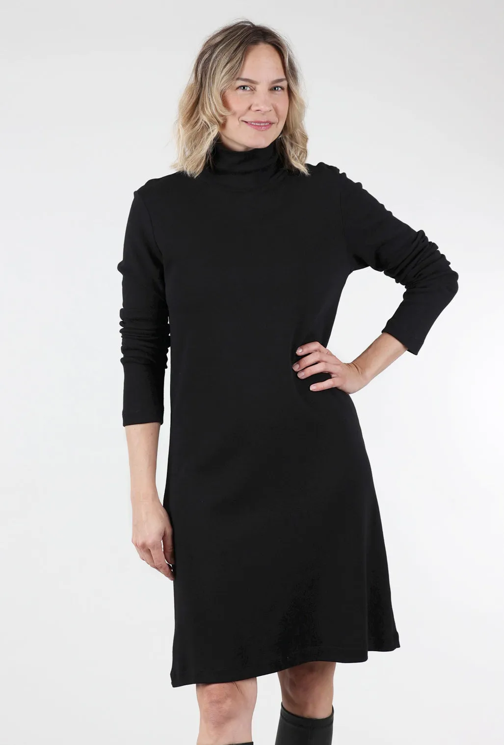 True Self Dress, Black High-quality tailoring