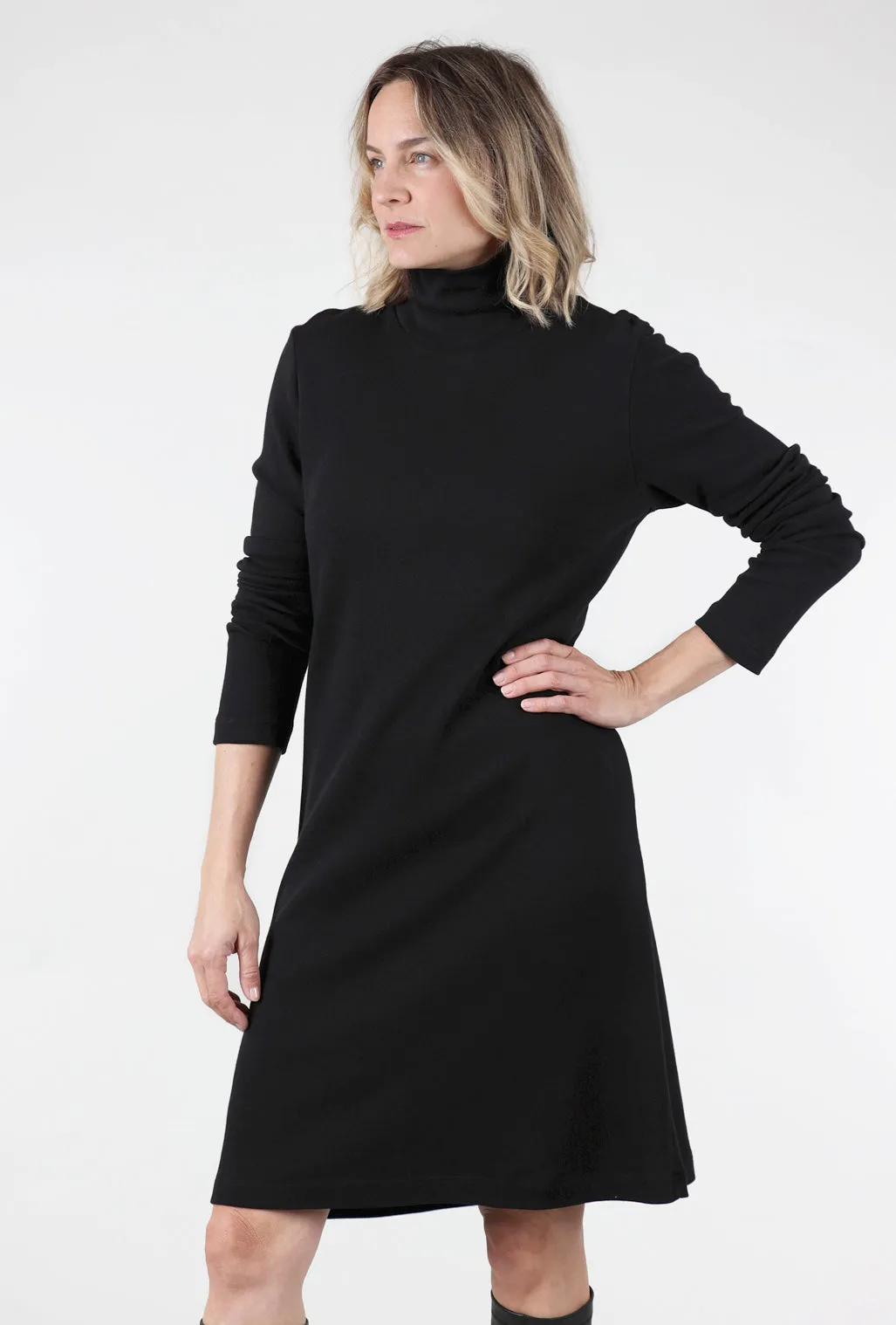 True Self Dress, Black High-quality tailoring