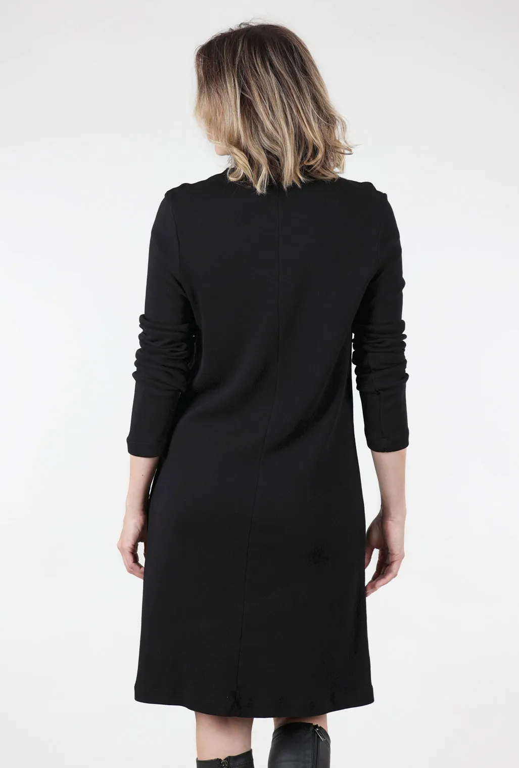 True Self Dress, Black High-quality tailoring