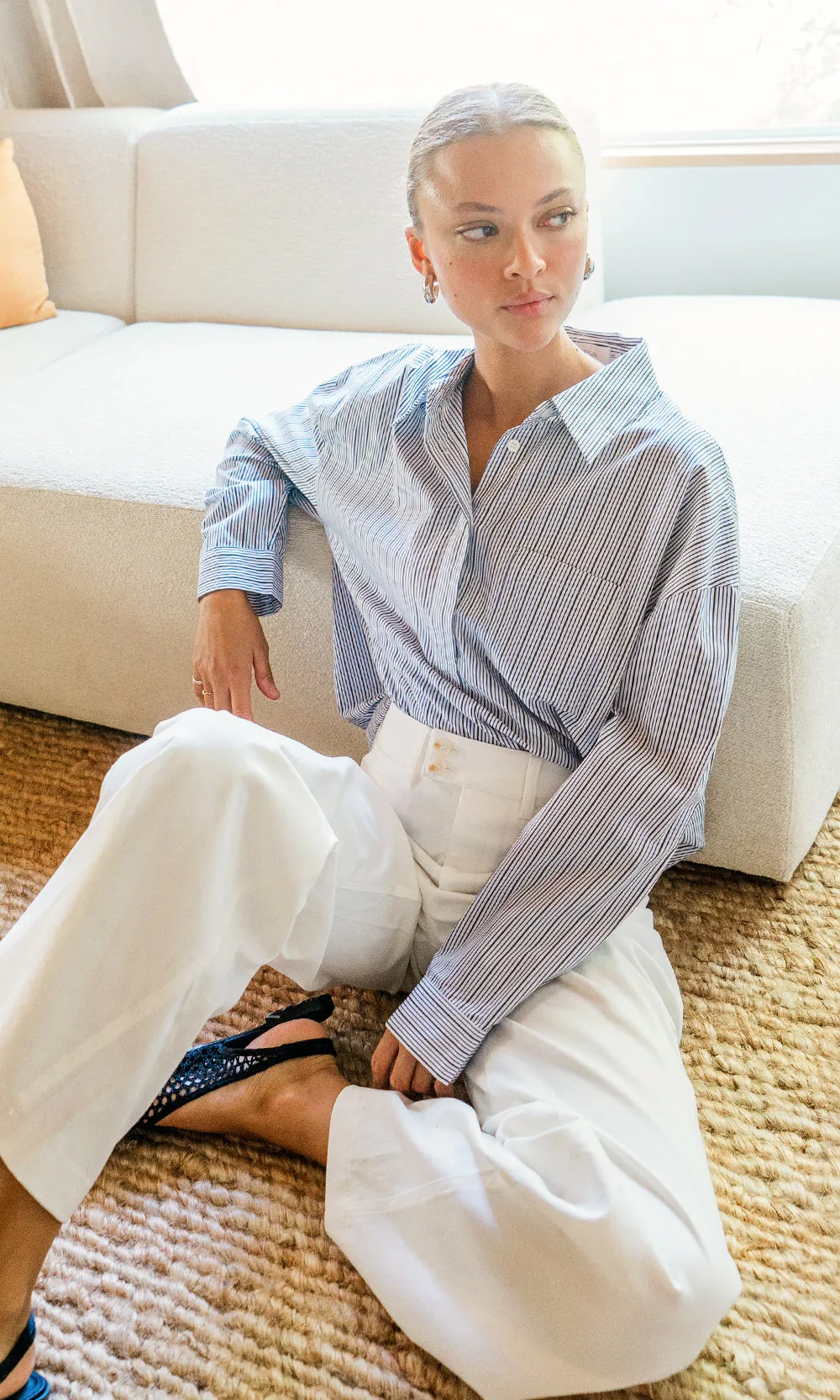 Tula Striped Cotton Shirt Versatile Looks