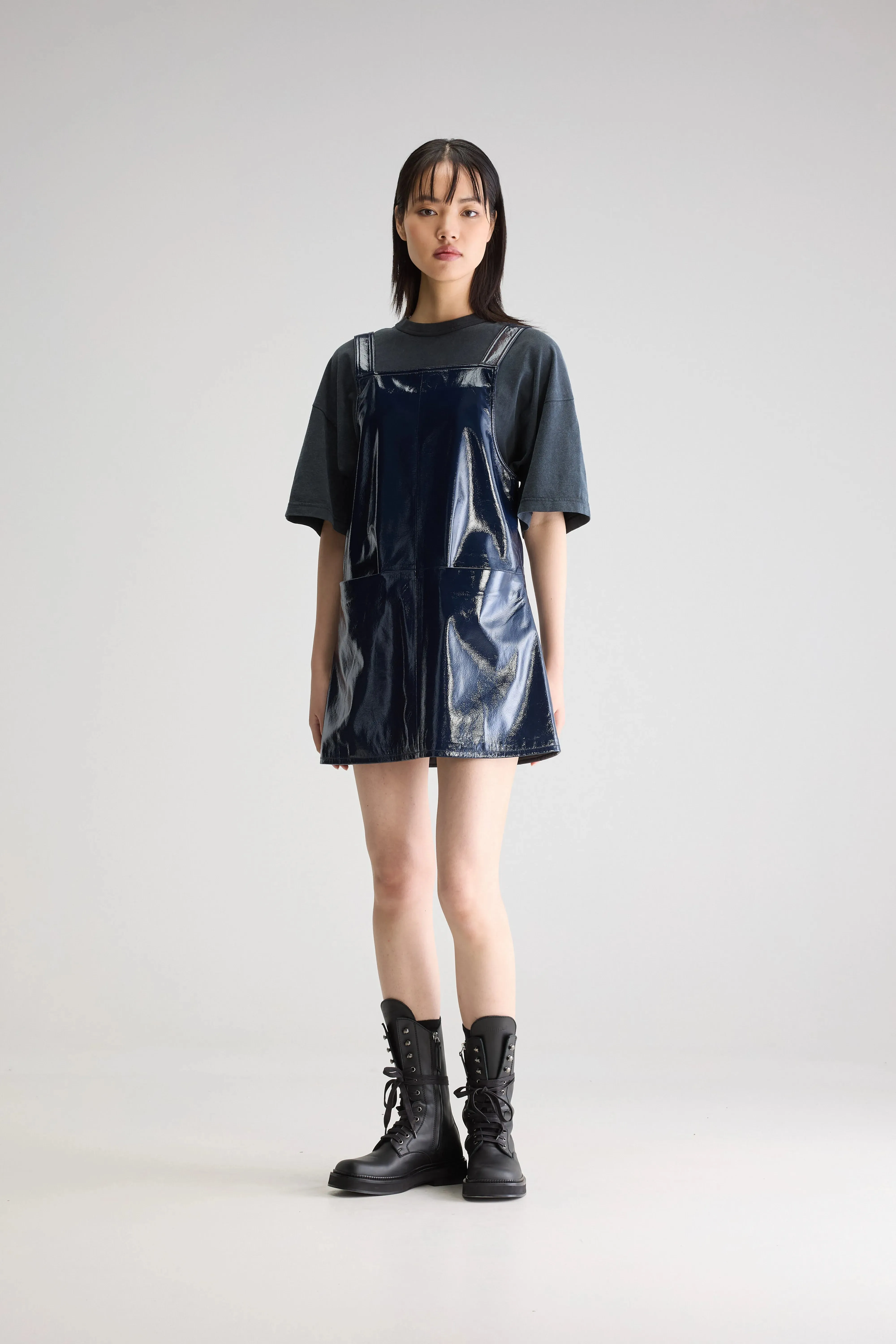 Tulle Overlay Hardy babydoll dress (251 / W / CAPTAIN)