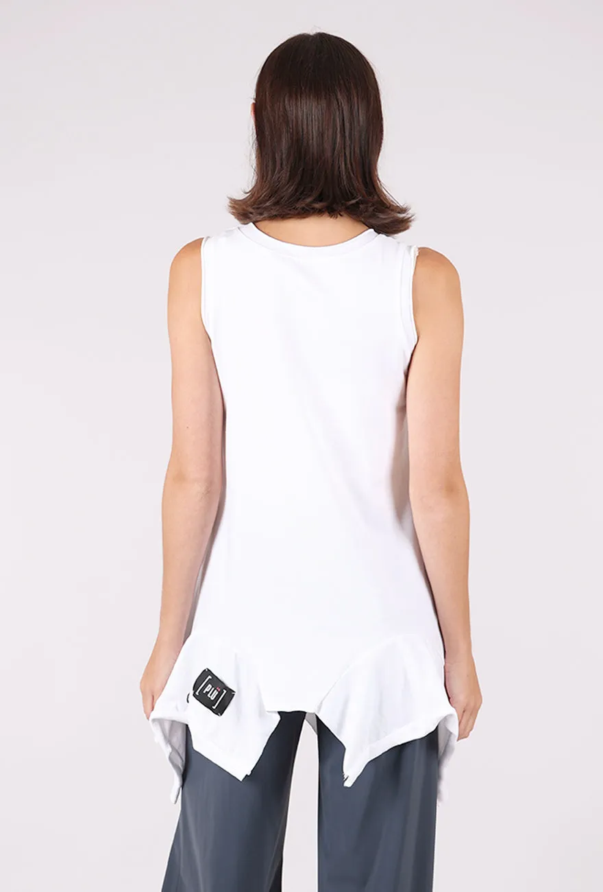 Turn Over Top, White Classic Wear