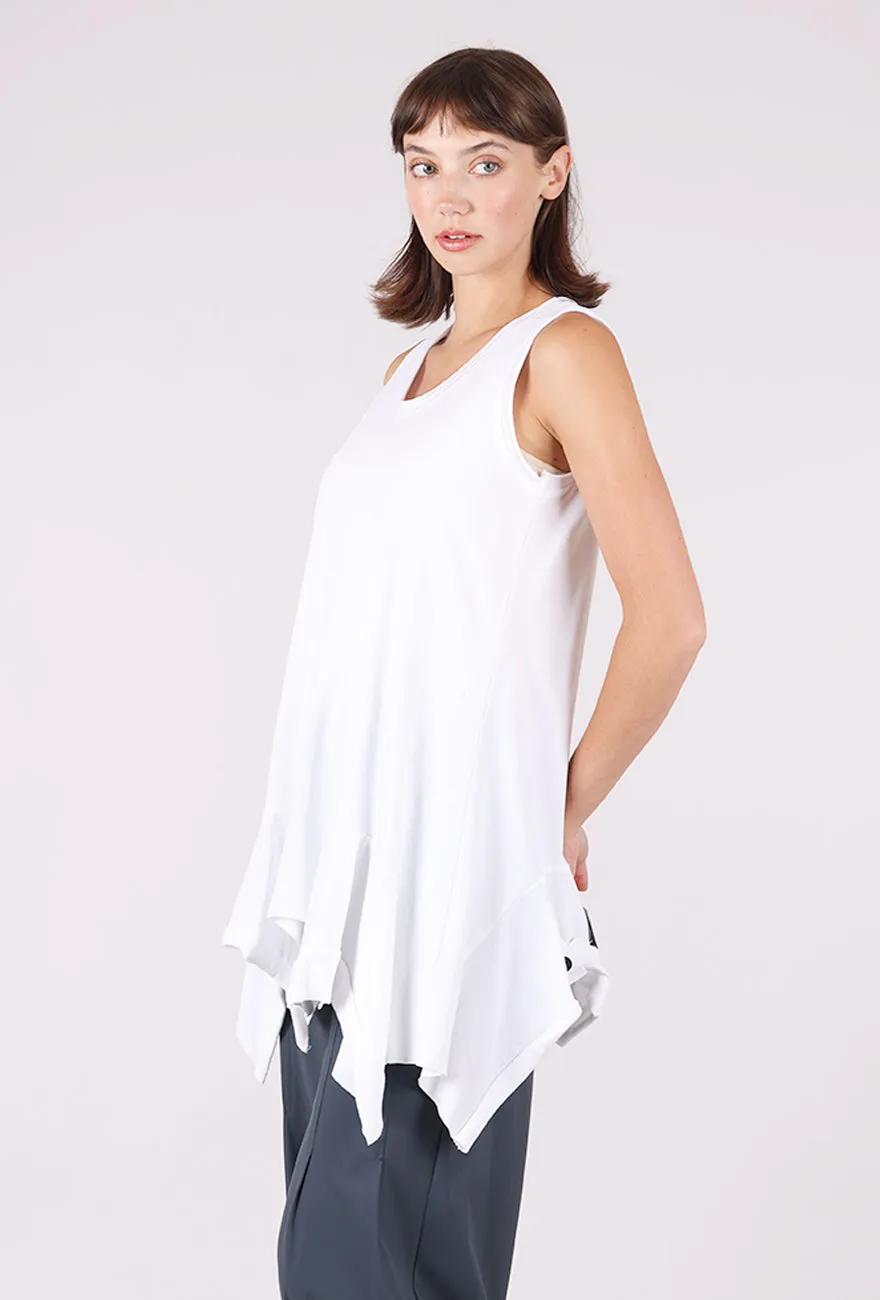 Turn Over Top, White Classic Wear