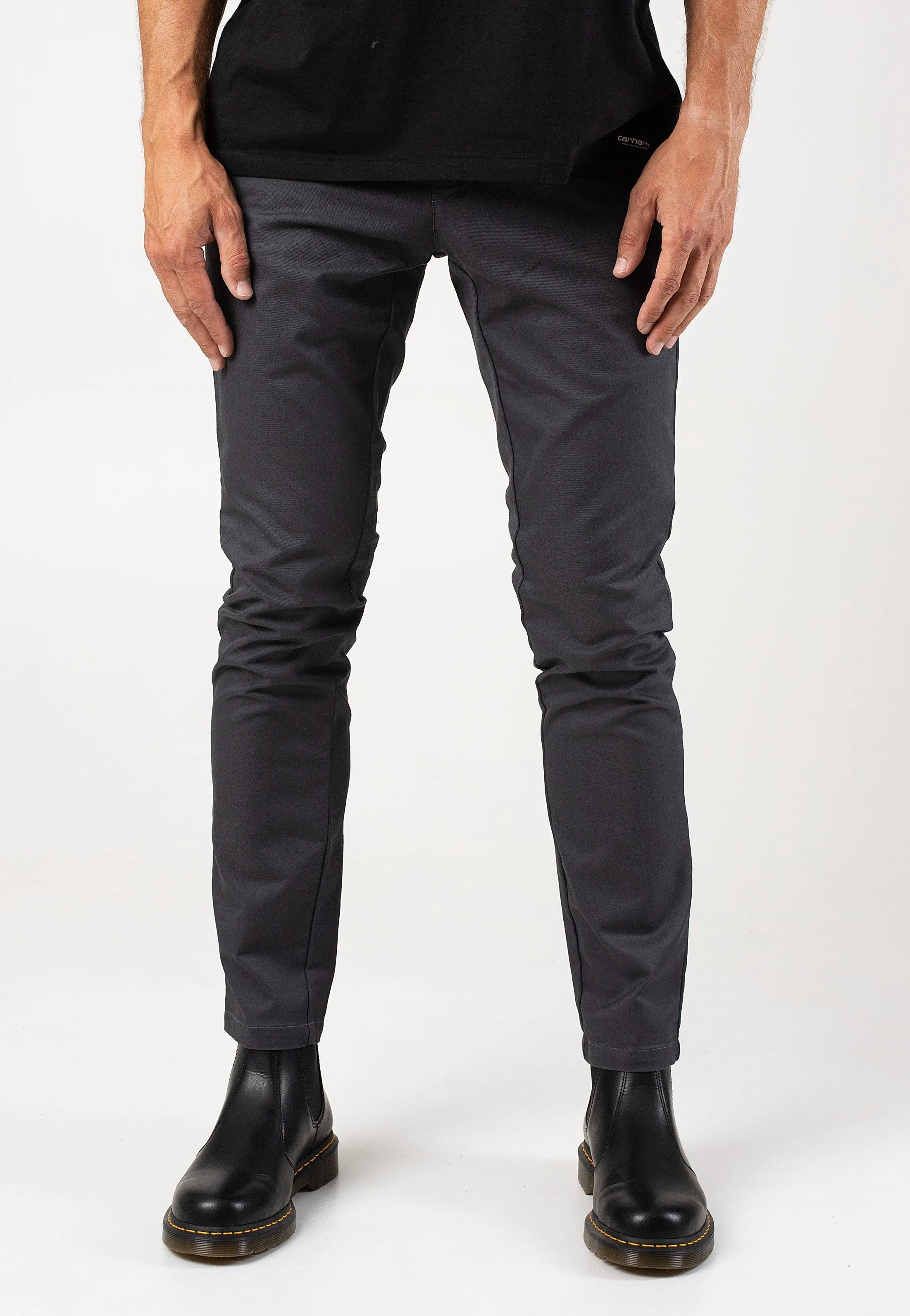 Effortless Style Carhartt WIP - Sid Rinsed Graphite - Pants