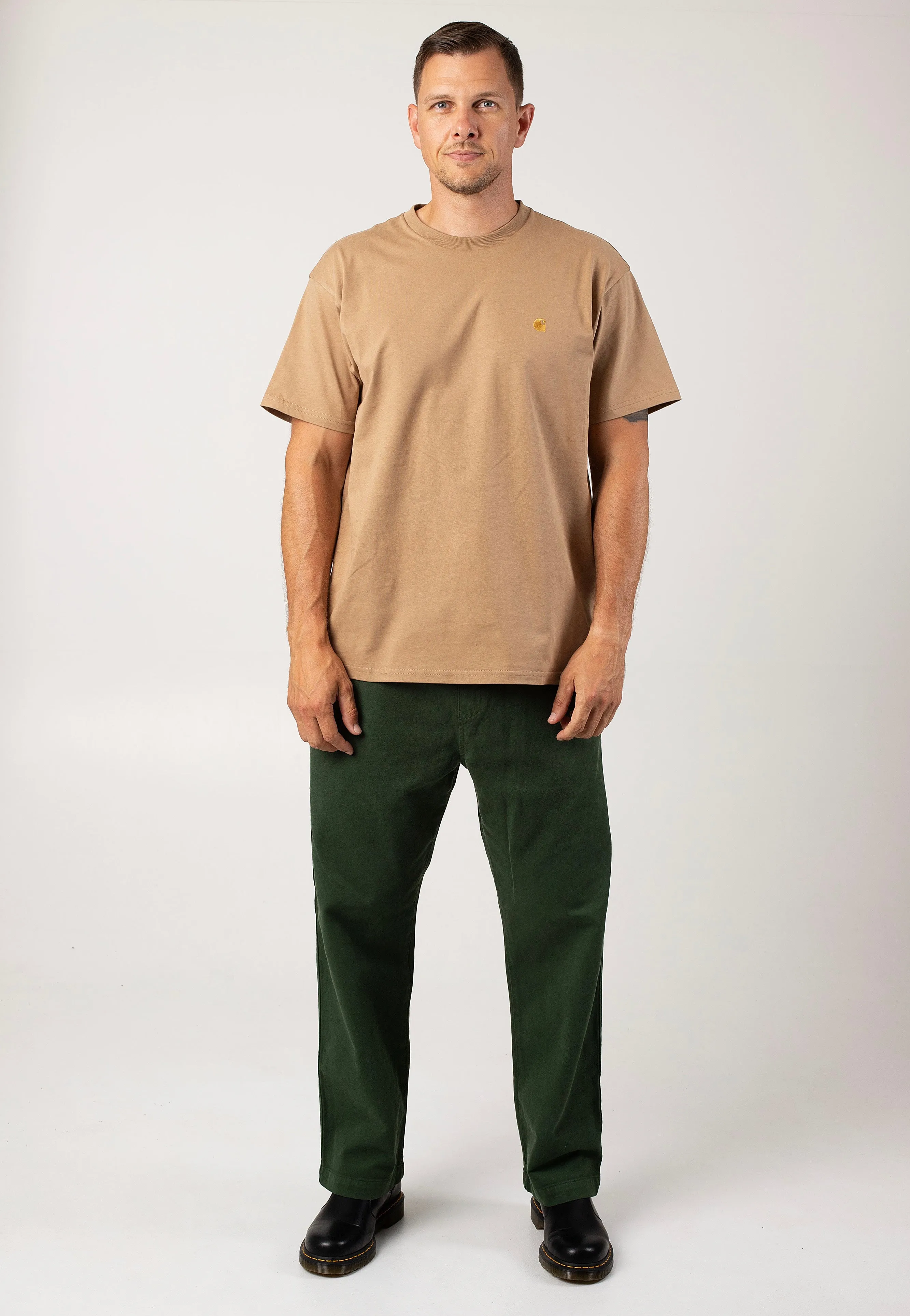 Carhartt WIP - Floyde Garment Dyed Sycamore Tree - Pants Office Friendly Weather Flex