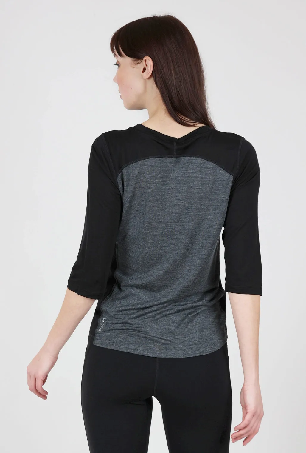 Ultra-Light Mountain Bike Tee, Black/Charcoal Normcore