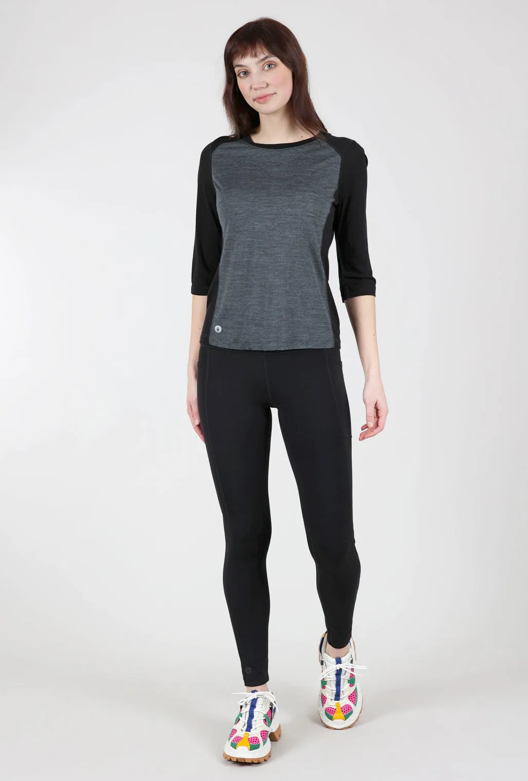 Ultra-Light Mountain Bike Tee, Black/Charcoal Normcore