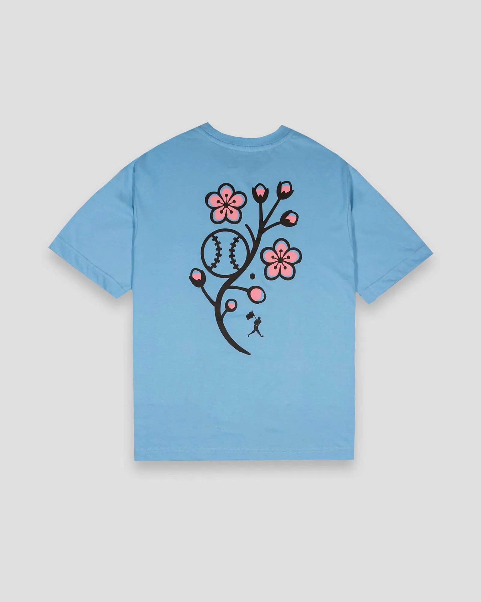 Uniform - professional Cherry Blossom Baseball - Pima Cotton T-Shirt