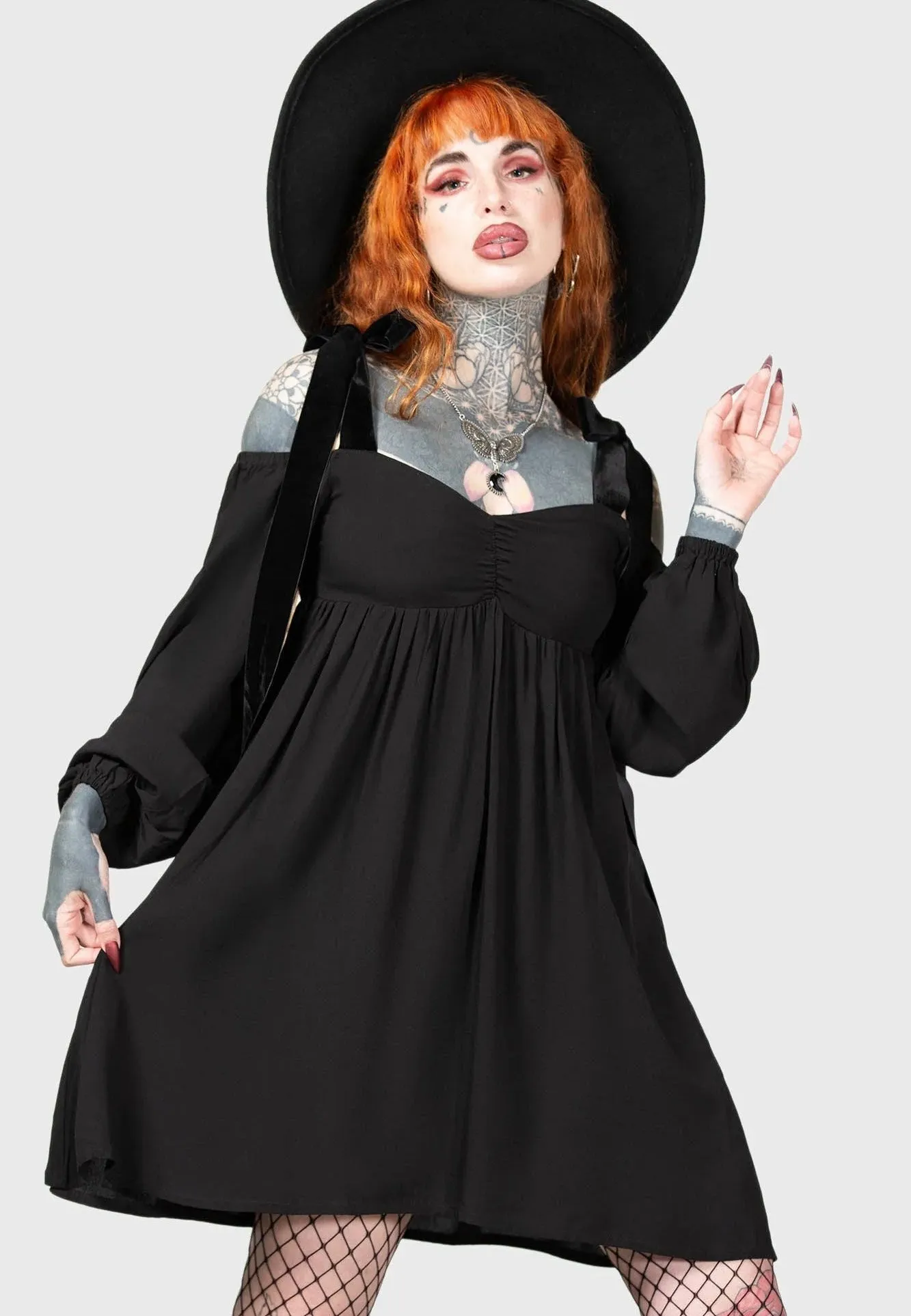 Unique Cut Killstar - Mae Queen Black - Dress