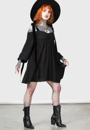 Killstar - Mae Queen Black - Dress Oversized-Fit
