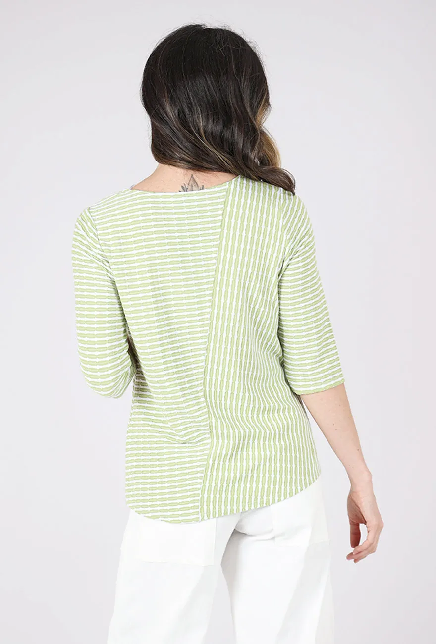 Uptown Stripe City Top, Leaf Travel Fresh