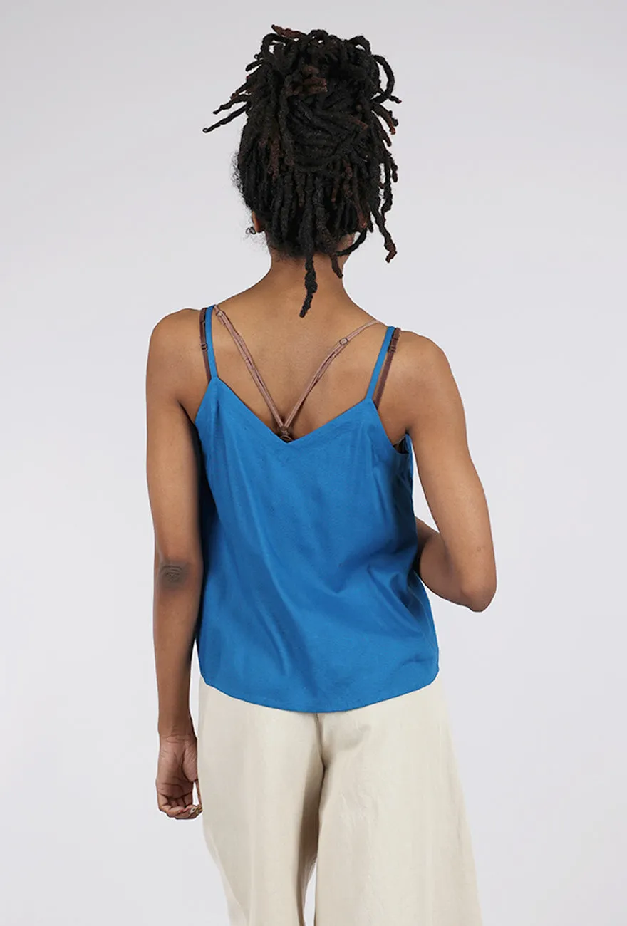 Urban Comfort Double V Tank, Indigo
