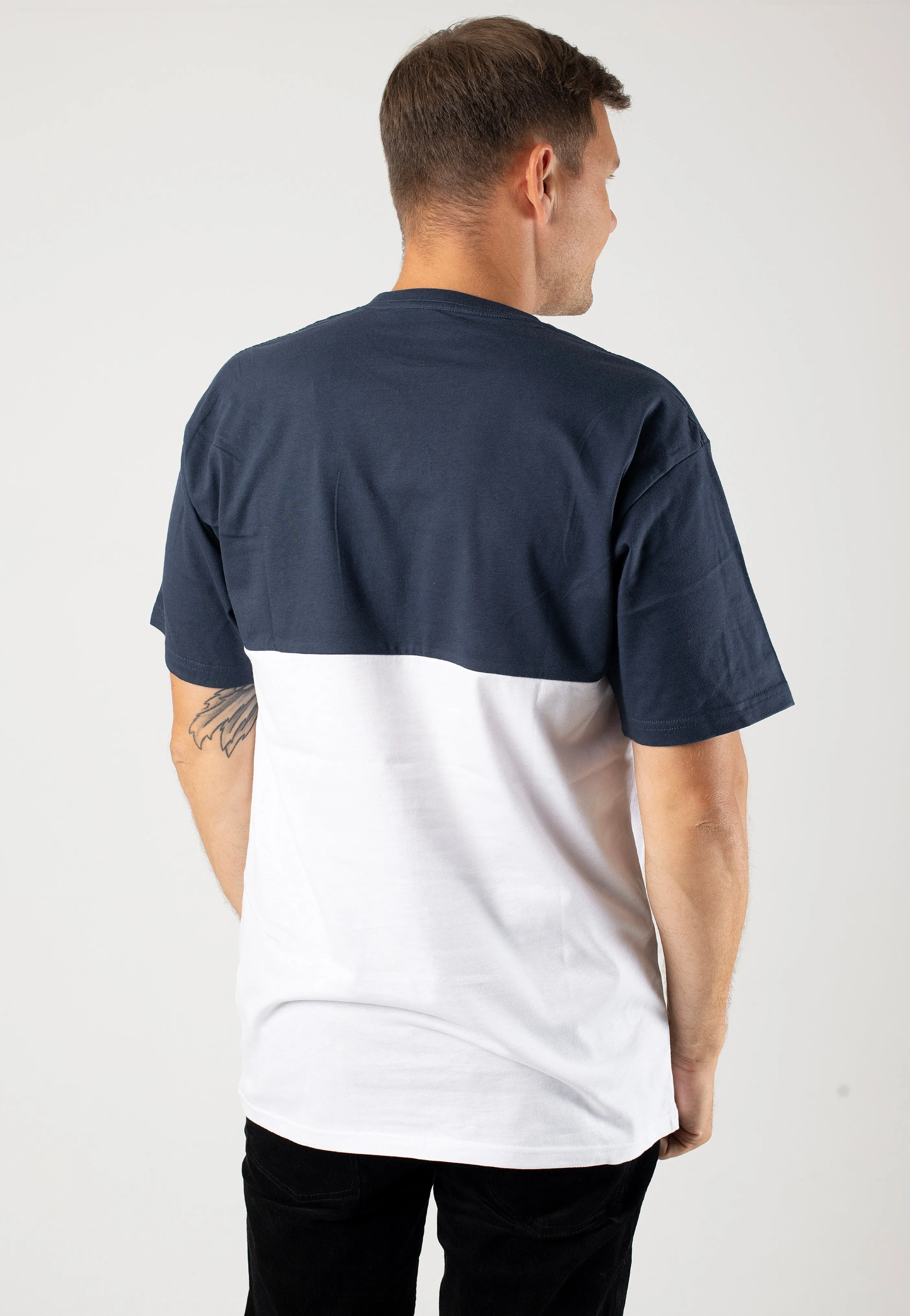 Urban Cool Vans - Colorblock White/Dress Blues - T-Shirt