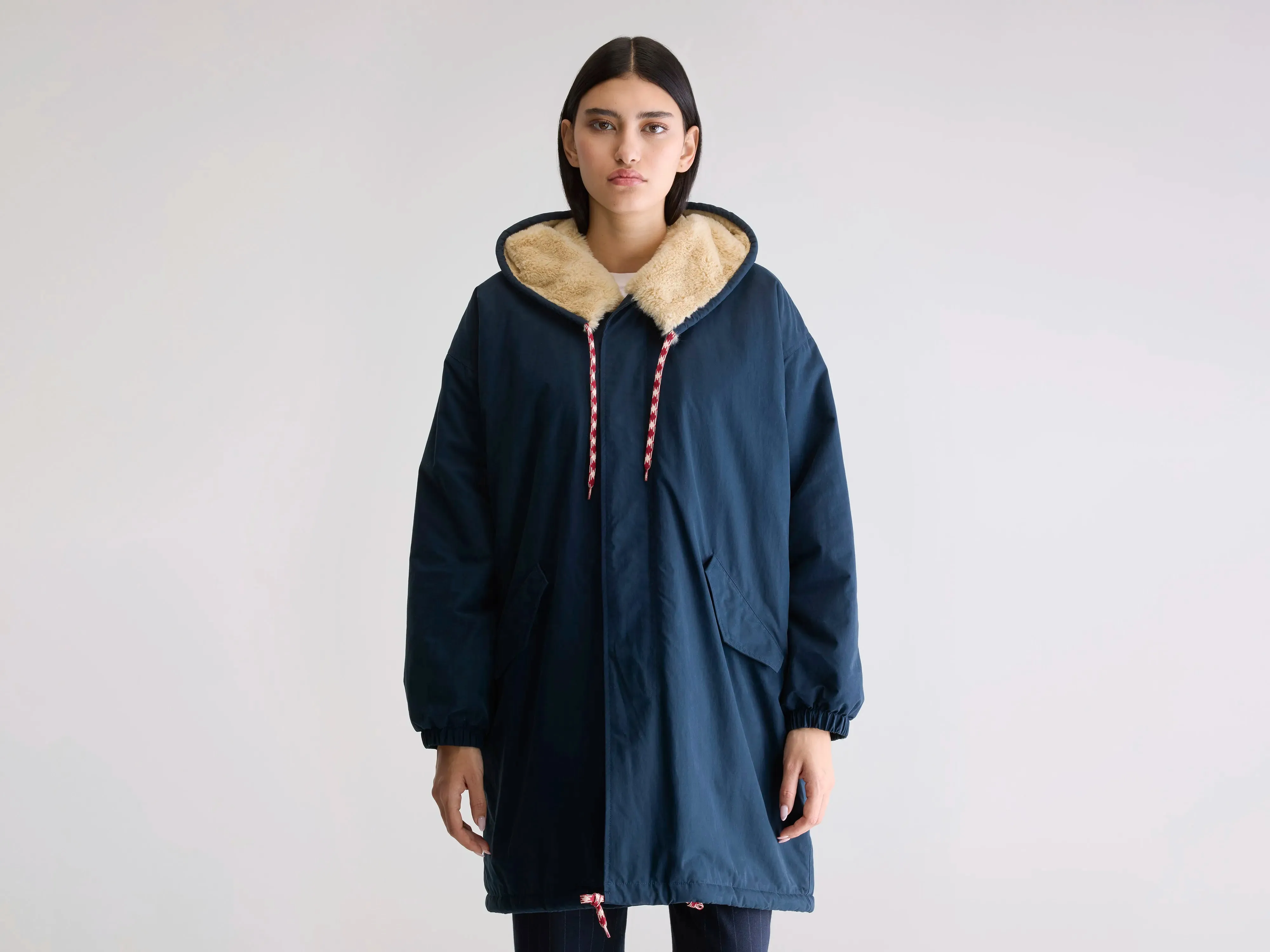 Simple Fit Laos hooded parka (242 / W / AMERICA)