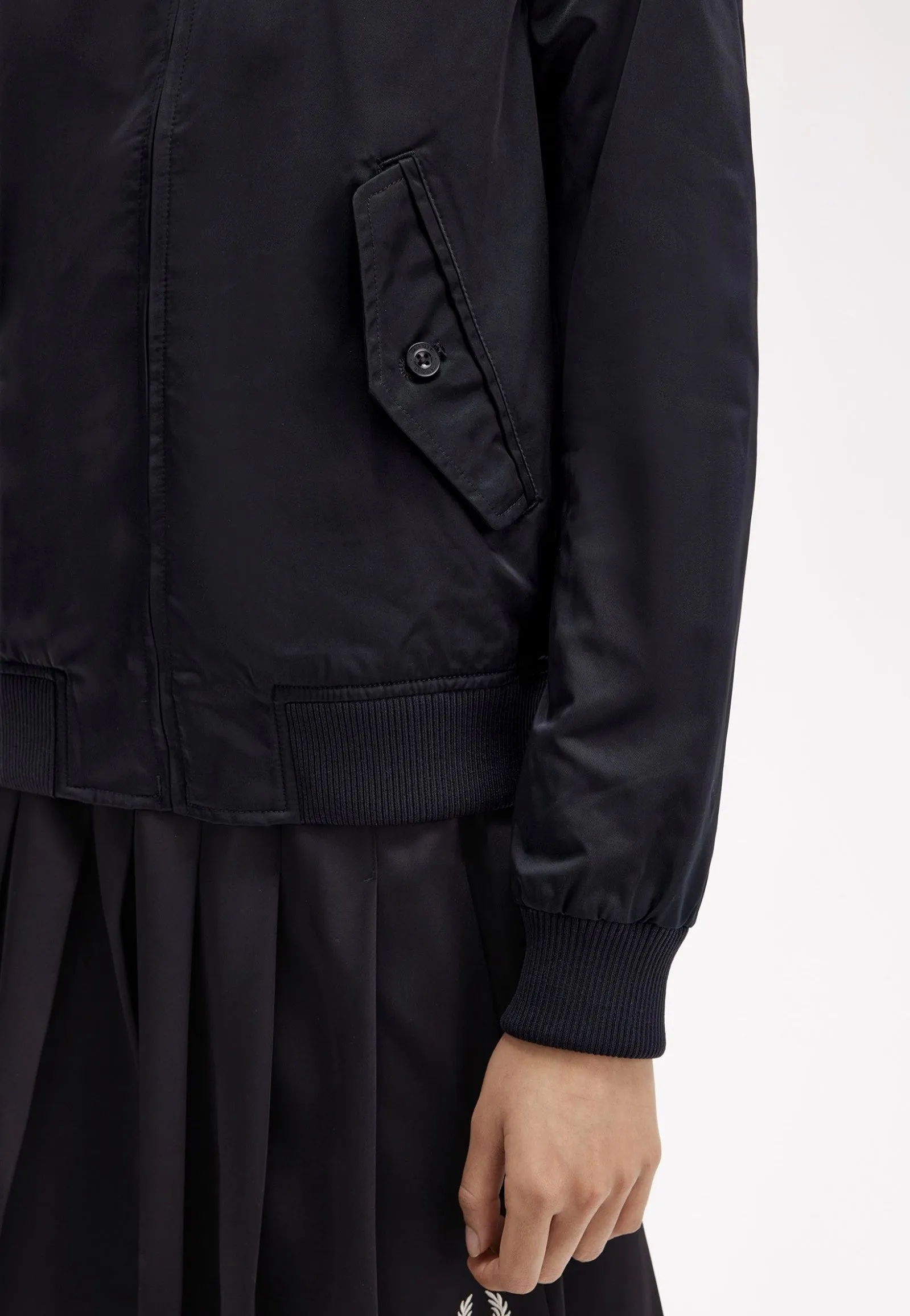 Urban Shield Fred Perry x Amy Winehouse - Zip Through Satin Black - Jacket